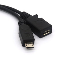 Carica l&#39;immagine nel visualizzatore di Gallery, Micro USB Cavo Splitter OTG Enhancer Power 2.0 A Femmina a Micro... - Ilgrandebazar