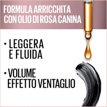 Carica l'immagine nel visualizzatore di Gallery, Maybelline New York Mascara Ciglia Sensazionali, Volumizzante, Effetto Ventaglio sulle Ciglia, Intense Black, 9,5 ml