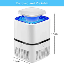 Carica l&#39;immagine nel visualizzatore di Gallery, Lampada Antizanzara Elettrica, Mosquito Killer Lamp, Mosquito Trap, Elettrica Lampada Anti Zanzara, Trappola Zanzare Anti Insetti per Casa/Ufficio/Interno Mosquito Killer (Bianco)