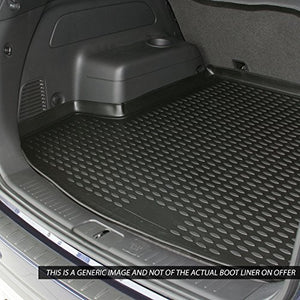 Novline MAT274 Tappetino per Bagagliaio su Misura in Gomma Nera (con...