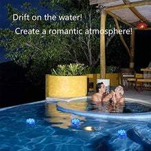 Carica l&#39;immagine nel visualizzatore di Gallery, Set di 4 Pezzi Luce a LED RGB Sommergibile Luci Multicolori impermeabili 4 X 10pcs LED SMD con telecomando per Vasi, Giardino, Acquario, Stagno, Piscina, Cristallo, Feste, Natale, Halloween … [Classe di efficienza energetica A]