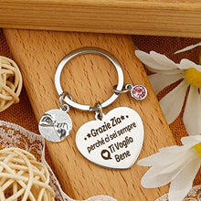 Carica l'immagine nel visualizzatore di Gallery, Portachiavi Zia Regalo Zia Compleanno Regali per Zia Compleanno Regalo Zia Natale Regalo di Compleanno per Zia Regalo Laurea Zia Regalo Festa Zia Regalo Natale Zia Regalo Festa Della Mamma