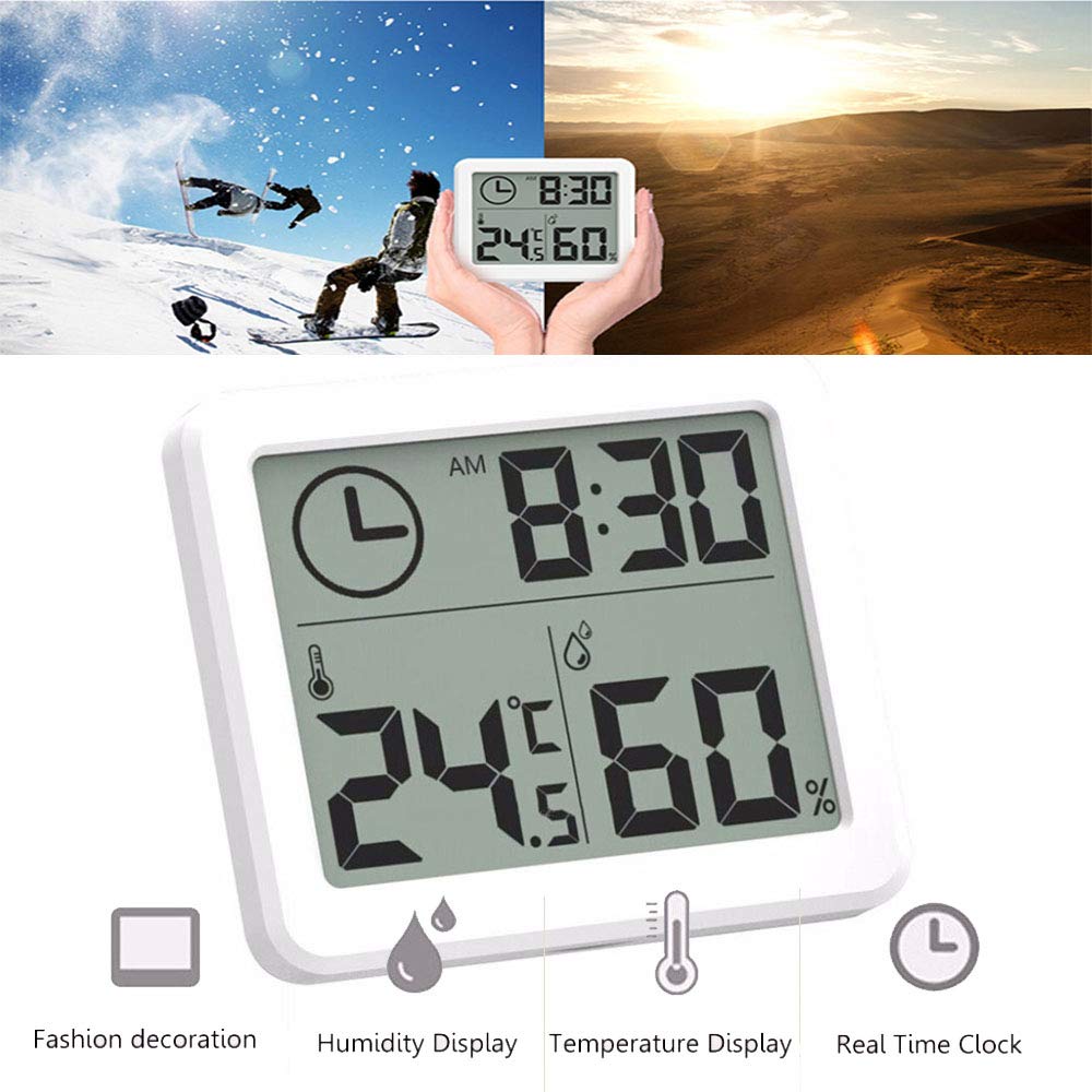 Konesky Digitale Interno Termometro 8.1x7.1*1.0cm/3.2*2.8*0.4