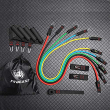 Carica l&#39;immagine nel visualizzatore di Gallery, FitBeast Bande Elastici Fitness, Fasce per Allenamento Elastico Fitness Fino...