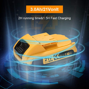 Avvitatore Batteria 21V/3A,JayLene trapano avvitatore con Trapano a Percussione modalità operativa,Livelle a bolla,2x2000 mAh Batterie，Luce dà lavoro a LED,Include 59 accessori fai da te.