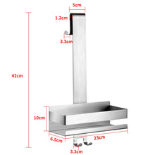 Carica l'immagine nel visualizzatore di Gallery, Cooeco Mensola Doccia - Portaoggetti in SUS 304 Acciaio Inox da Appendere al Porte Doccia, Porta Shampoo con Gancio, con Spessore entro 1,2 CM di Vetro
