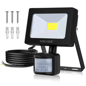 MEIKEE Luce di Sicurezza, Faretto 10w Bianca, Lunghezza Del Cavo: 0,8m - Ilgrandebazar