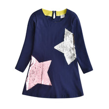 Carica l&#39;immagine nel visualizzatore di Gallery, VIKITA Vestito Ricamo Floral Manica Lunga Cotone Bambina LH3660 7T - Ilgrandebazar