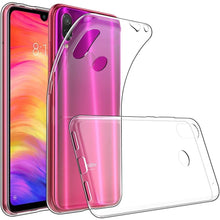 Carica l&#39;immagine nel visualizzatore di Gallery, Cover in Gel TPU Trasparente per XIAOMI REDMI Note 7 - REDMI Note 7 PRO, Ultra Sottile 0,33 mm, Morbido Flessibile, Custodia Silicone