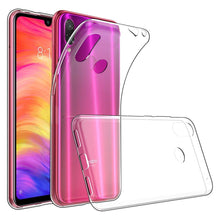 Carica l&#39;immagine nel visualizzatore di Gallery, Cover in Gel TPU Trasparente per XIAOMI REDMI Note 7 - REDMI Note 7 PRO, Ultra Sottile 0,33 mm, Morbido Flessibile, Custodia Silicone