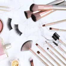 Carica l&#39;immagine nel visualizzatore di Gallery, Pennelli Make Up Professionali, Abody 16 Set di Per 16pc, Rosa - Ilgrandebazar
