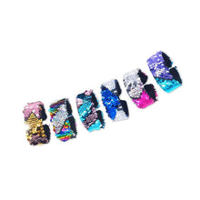 Carica l'immagine nel visualizzatore di Gallery, Wohlstand Bracciali,Paillettes Bracciale Slap31*3cm,Magic Paillettes I...