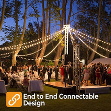 Carica l'immagine nel visualizzatore di Gallery, litogo Catena Luminosa Esterno, 35.5M Luci da Esterno Giardino, 50+2 G40 LED Plastica Lampadine 2700K, Impermeabile Luci da Giardino Stringa Lampadina per Esterni Decorative Festa Matrimonio Gazebo
