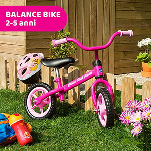 Chicco Pink Arrow Bicicletta Senza Pedali, Bici Senza Pedali Balance Bike per l'Equilibrio, con Manubrio e Sellino Regolabili, Max 25 Kg, Rosa, Giochi Bambini 2-5 Anni