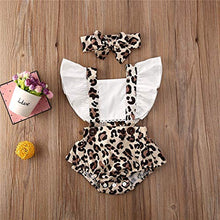 Carica l'immagine nel visualizzatore di Gallery, Carolilly Pagliaccetto Neonata Leopardato Body Bambina in Pizzo 6-12 mesi