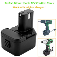 Carica l'immagine nel visualizzatore di Gallery, Shentec 12V 3500mAh Ni-MH di ricambio per Batteria Hitachi 1212S EB 1214L EB... - Ilgrandebazar
