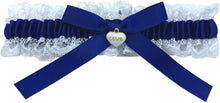 Carica l&#39;immagine nel visualizzatore di Gallery, Set di Giarrettiere di Pizzo Blu Sposa, Regalo di Giarrettiera da Sposa Nuziale - Qualcosa di Blu