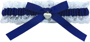 Set di Giarrettiere di Pizzo Blu Sposa, Regalo di Giarrettiera da Sposa Nuziale - Qualcosa di Blu