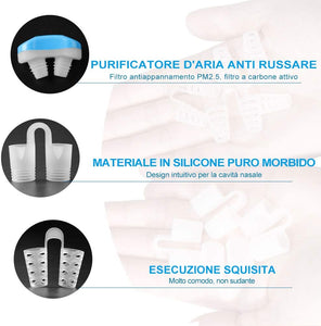 Dilatatore Nasale, Anti Russamento Dispositivo Russare Aiuta A Prevenire L'Apnea Del Russare E Del Sonno Scientifico Dilatatore Nasale Antirussamento
