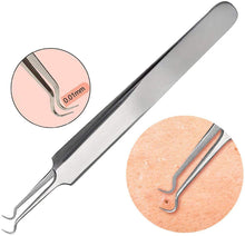 Carica l'immagine nel visualizzatore di Gallery, Blackhead Set,VIMILOLO Pinza Rimozione Punti Neri Naso Leva Acciaio Inox Comedoni Professionale per Uomo Donne Estrattore Strumento per Pulizia Acne dal Viso Strumenti per Punti Neri