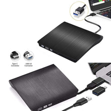 Carica l&#39;immagine nel visualizzatore di Gallery, iAmotus Masterizzatore Dvd USB 3.0, Nero - DVD Esterno 3.0 + Tipo-C port - Ilgrandebazar