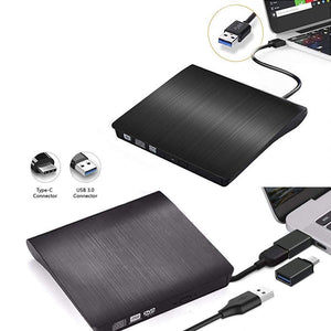 iAmotus Masterizzatore Dvd USB 3.0, Nero - DVD Esterno 3.0 + Tipo-C port - Ilgrandebazar