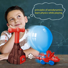 Carica l'immagine nel visualizzatore di Gallery, Giochi Auto a Palloncino Dinosauro Auto Alimentata ad aria Inerzia Educativi Giochi per esperimenti scientifici Aerodinamica Giocattoli STEM Regalo per Bambini
