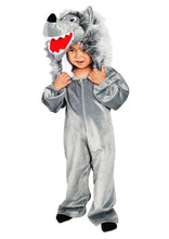 Carica l&#39;immagine nel visualizzatore di Gallery, F49 Taglia 3-4A (98-104cm) Costume da Lupo per bambini, 3-4 Anni, Grigio - Ilgrandebazar
