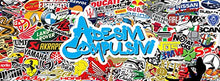 Carica l&#39;immagine nel visualizzatore di Gallery, Stemma logo decal DUCATI CORSE, coppia adesivi resinati, effetto 3D. Per...