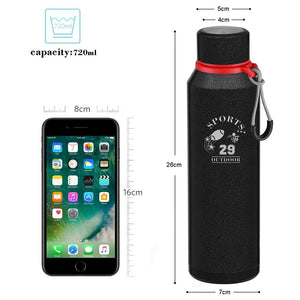 Bottiglia in Acciaio Inossidabile, 720ml Vacuum Termica Acciaio... - Ilgrandebazar