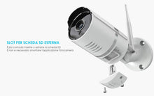 Carica l&#39;immagine nel visualizzatore di Gallery, ieGeek Telecamera di Sorveglianza 1080P WiFi Esterno con Bianco - Ilgrandebazar