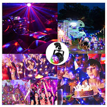 Carica l&#39;immagine nel visualizzatore di Gallery, Icnow 2PZ Luci Discoteca LED Palco,15 Colori Mini Stroboscopica Rotanta... - Ilgrandebazar