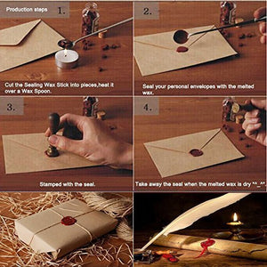 Timbro Seal ceralacca 10pcs Wax Wick Sticks Wine Red - Ilgrandebazar