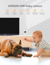 Carica l&#39;immagine nel visualizzatore di Gallery, Apeman FHD 1080P Baby Monitor Telecamera wifi XT-IH74-IT-N - Ilgrandebazar