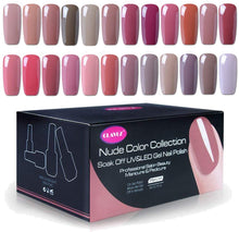 Carica l&#39;immagine nel visualizzatore di Gallery, Clavuz Smalto Semipermente per Unghie in Gel UV LED 24pcs Set per Manicure Colori Smalti Gel per Unghie Soak Off