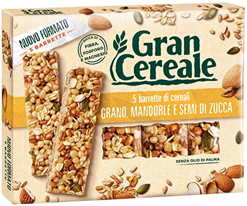 Gran Cereale - Snack Barrette 4 Cereali Grano, Mandorle e Semi di Zucca -... - Ilgrandebazar
