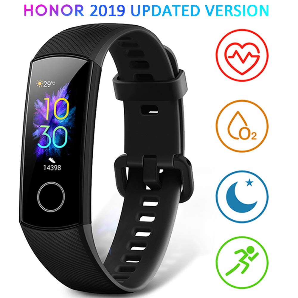 HONOR Band 5 Smartwatch Orologio Fitness Tracker Uomo 5, Nero - Ilgrandebazar