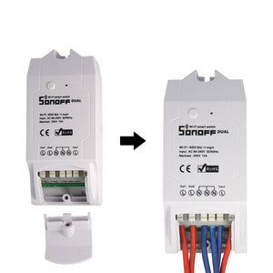Sonoff Dual Smart Switch WiFi Interruttore Intelligente Due di controllo - Ilgrandebazar