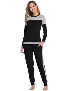 Aibrou Pigiama Donna, Lungo Donna Invernale, Pigiami Cotone Donna... - Ilgrandebazar