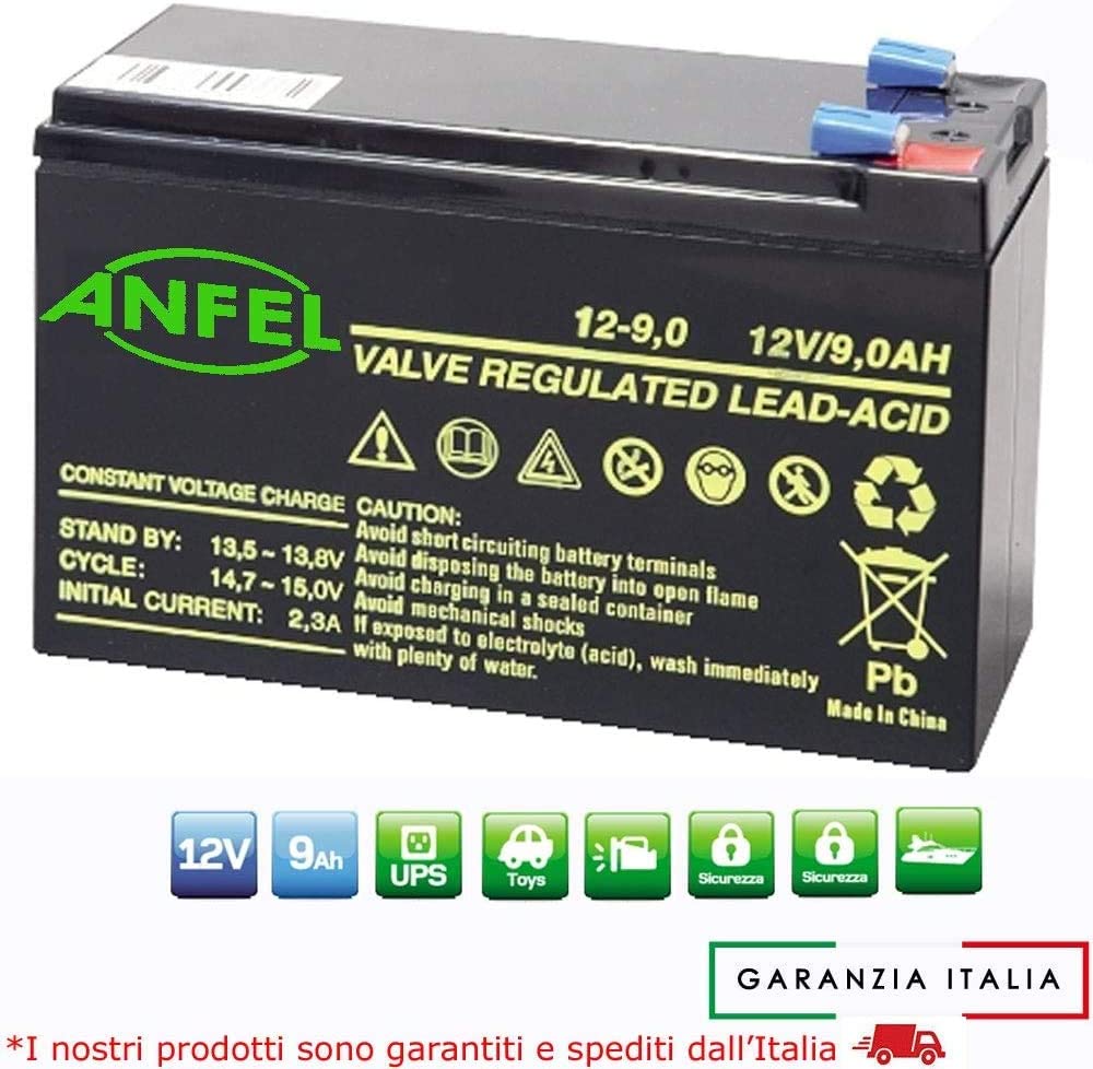 Batteria Al Piombo Ermetica 12V 12Ah - Foto 2