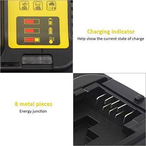 Waitley Caricabatteria DCB112 per batterie Dewalt 10,8 V 14,4 V 18 V 2A... - Ilgrandebazar