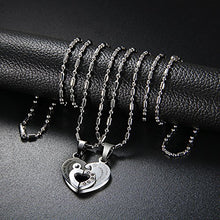 Carica l&#39;immagine nel visualizzatore di Gallery, OIDEA Collana per Coppia Lovers in Acciaio Inox con Pendente Puzzle... - Ilgrandebazar