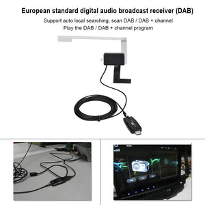 Zunate Auto Dab + Ricevitore Radio Dab, Connettore Adattatore Antenna default