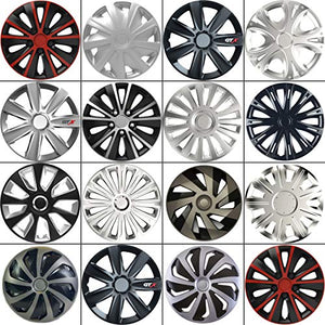 Sakura VICTORY14 Copricerchi Set di 4 Misura Universale, Argento Victory, 14"