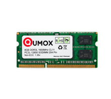 Carica l&#39;immagine nel visualizzatore di Gallery, QUMOX 8 GB 204 pin DDR3L-1600 SO-DIMM (1600Mhz, DDR3L SODIMM 8GB 1600 1.35v - Ilgrandebazar
