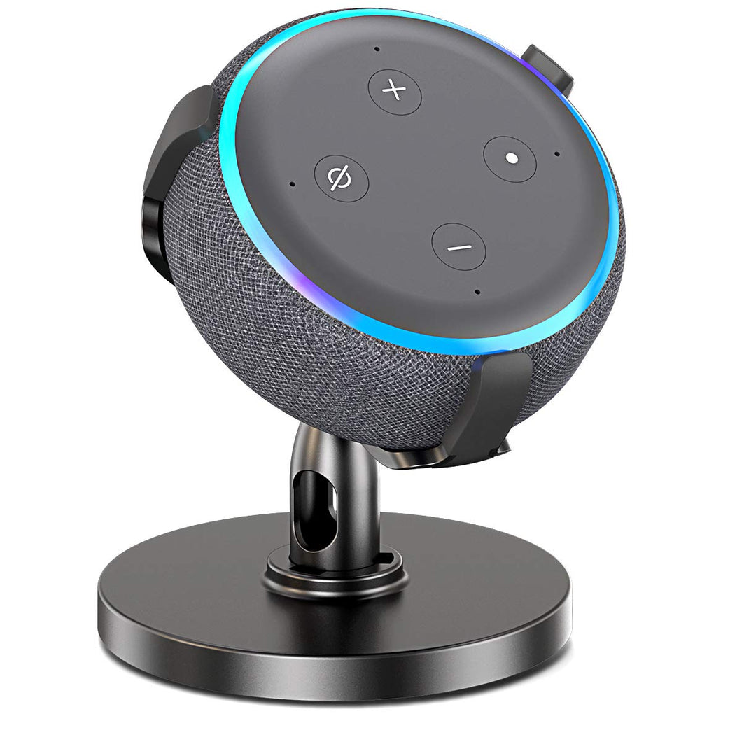 Bovon Supporto da Tavolo per Echo Dot 3ª generazione, Nero - Ilgrandebazar