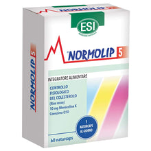 Carica l'immagine nel visualizzatore di Gallery, Esi Normolip 5, Controllo del Colesterolo - 60 Naturcaps