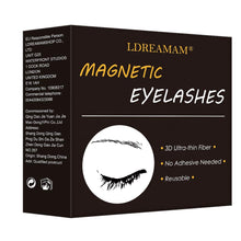 Carica l&#39;immagine nel visualizzatore di Gallery, Ciglia magnetiche,naturale Magnetiche 3D, magnetico ciglia finte 1pc - Ilgrandebazar