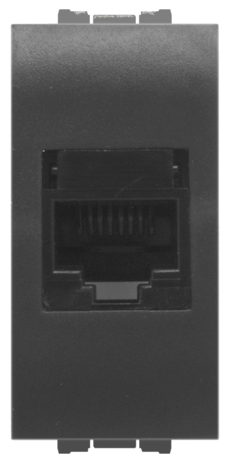 FEB 14083 Presa RJ45 Categoria 6 Plug 8/8, Grigio Scuro - Ilgrandebazar