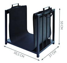 Carica l&#39;immagine nel visualizzatore di Gallery, Contenitore di Legno da Camino 4164 50,5/37/50 cm - Ilgrandebazar